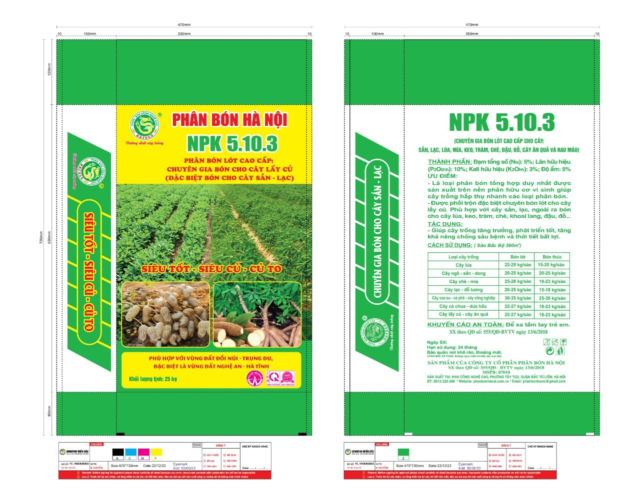 NPK 5-10-3 - HAFECO - Công Ty Cổ Phần Phân Bón Hà Nội